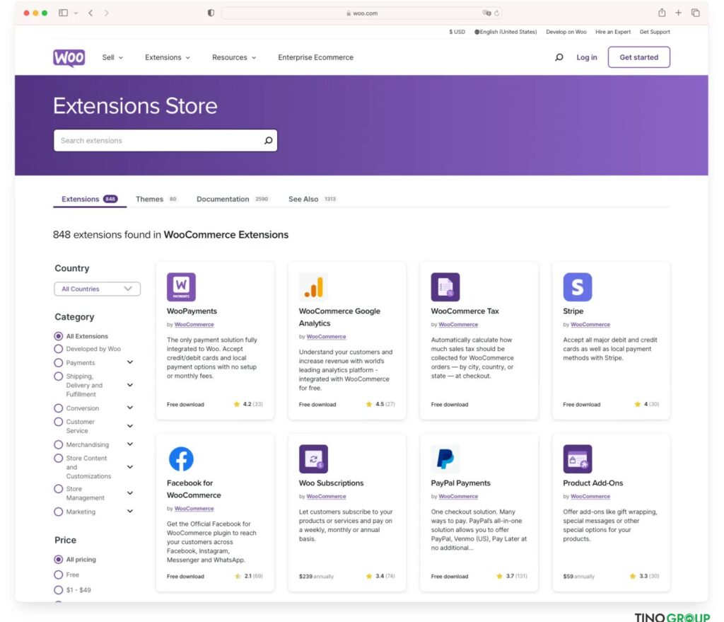 WooCommerce là gì? Cách bắt đầu bán hàng trực tuyến nhanh chóng 14 Mở rộng tính năng với WooCommerce Extensions