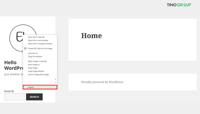 Thay đổi logo trong phần tùy chỉnh theme WordPress