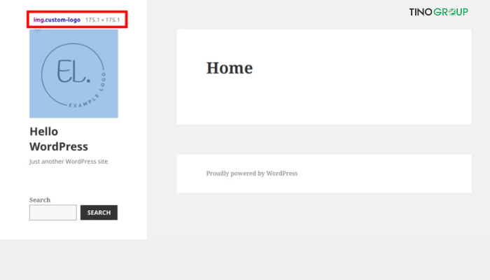 Thay đổi logo trong phần tùy chỉnh theme WordPress