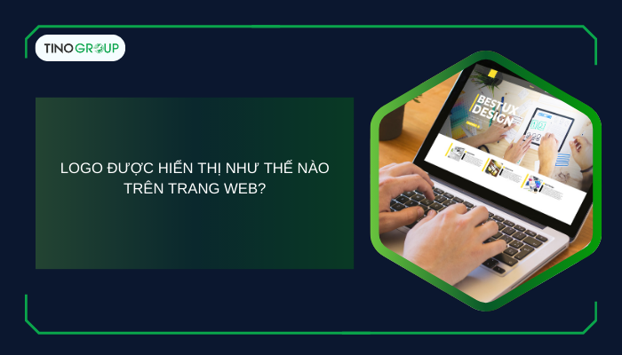 Logo được hiển thị như thế nào trên trang web?