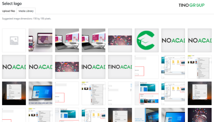Thay đổi logo trong phần tùy chỉnh theme WordPress