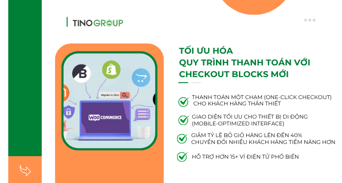 WooCommerce là gì? Cách bắt đầu bán hàng trực tuyến nhanh chóng 4 Tối ưu hóa quy trình thanh toán với checkout blocks mới