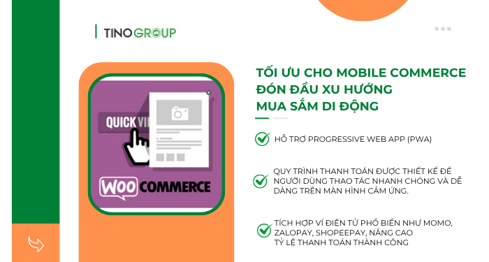 WooCommerce là gì? Cách bắt đầu bán hàng trực tuyến nhanh chóng 5 Tối ưu cho Mobile commerce