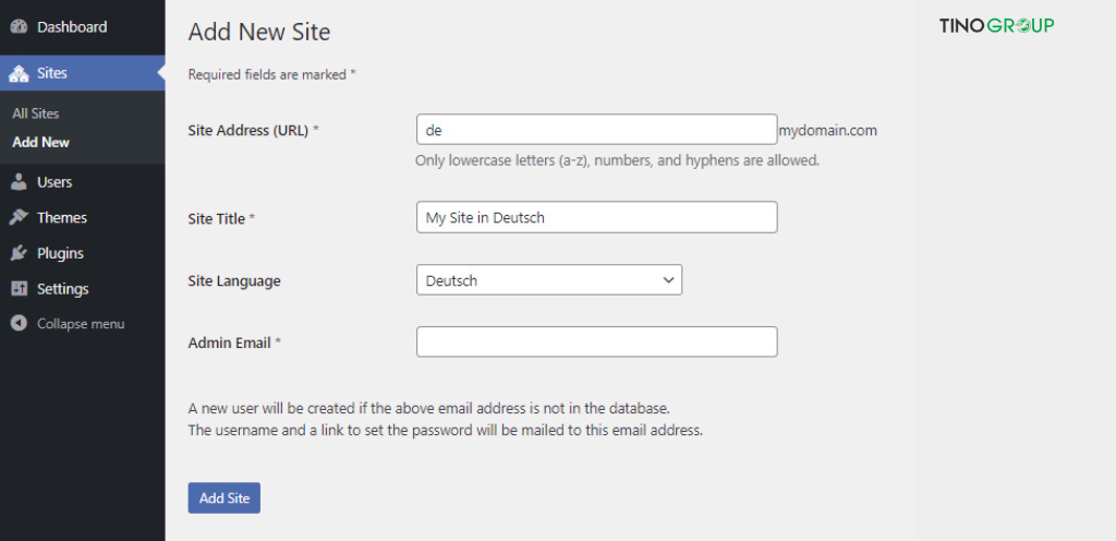 Cách làm website đa ngôn ngữ bằng WordPress (plugin & thủ công) 17 Tạo website con cho từng ngôn ngữ
