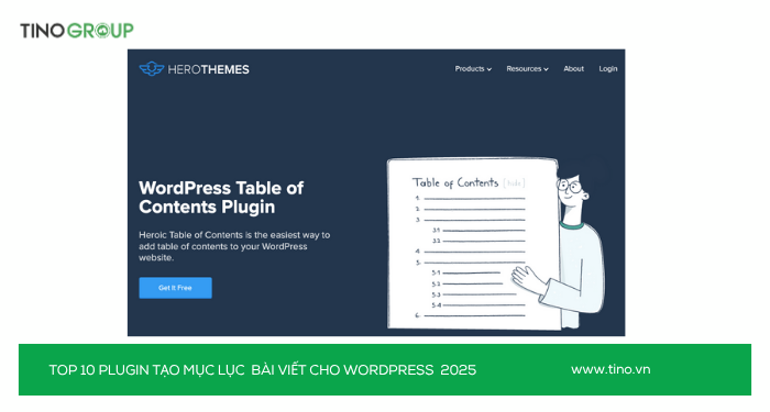 Top 10 Plugin tạo mục lục bài viết cho WordPress 2025 (Chuẩn SEO & UX) 8 Heroic Table of Contents