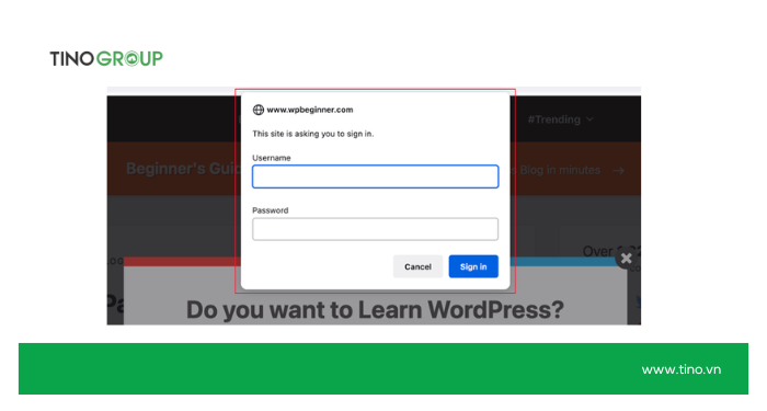 Hướng dẫn bảo mật WordPress 2025: 13+ Biện pháp bảo vệ website khỏi hacker! 16 Bảo vệ mật khẩu cho trang đăng nhập và quản trị WordPress