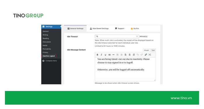 Hướng dẫn bảo mật WordPress 2025: 13+ Biện pháp bảo vệ website khỏi hacker! 19 Tự động đăng xuất người dùng không hoạt động WordPress