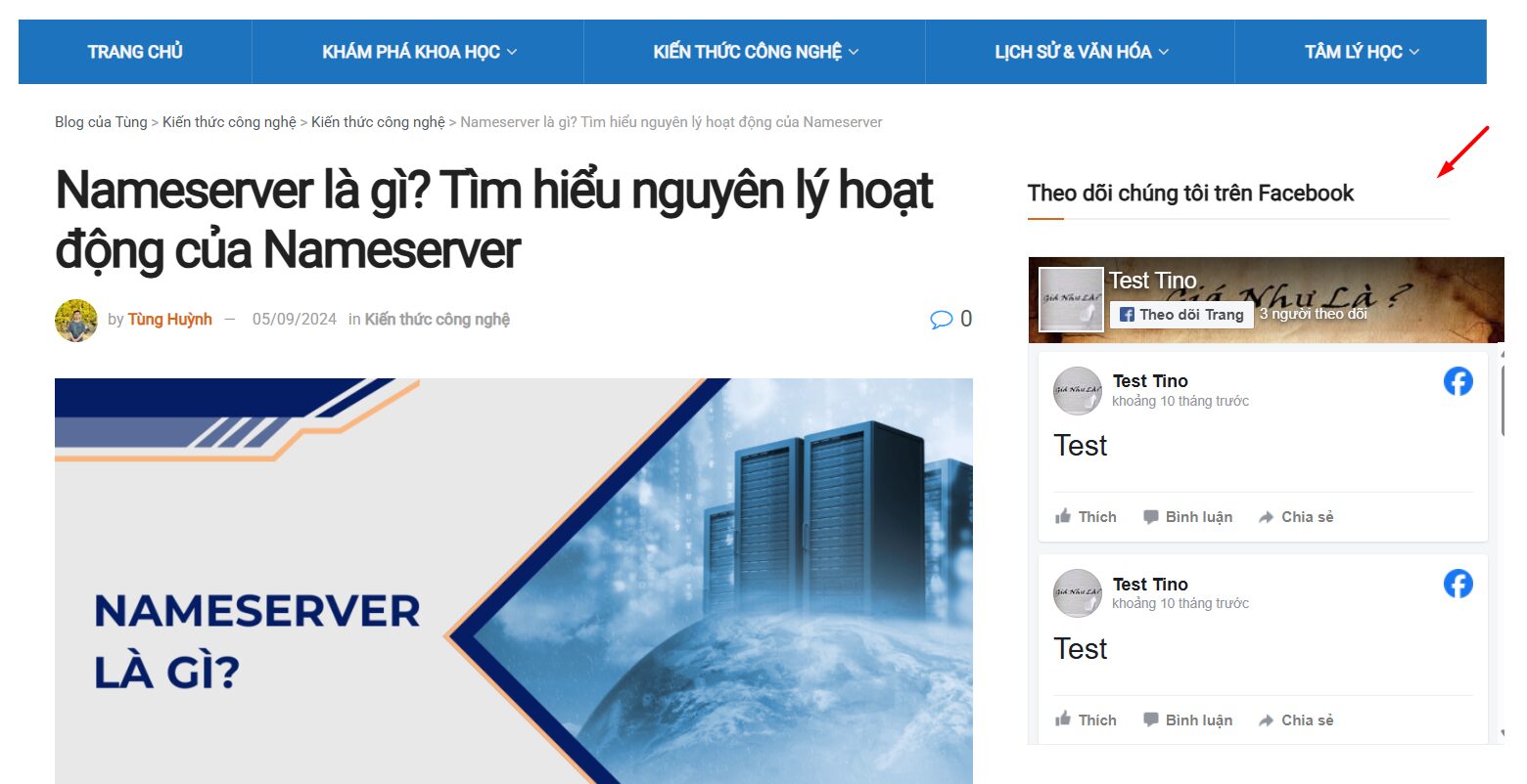 Cách chèn Fanpage vào website WordPress [chi tiết 2025] 1