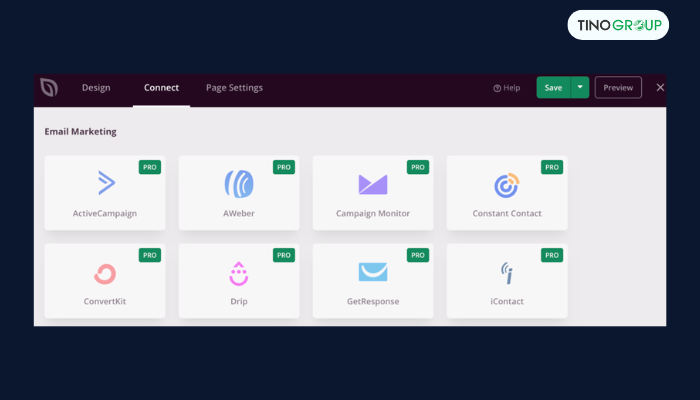 Hướng dẫn cách tạo landing page trên WordPress từ A-Z (dễ dàng và hiệu quả) 10 Kết nối với công cụ bên thứ ba