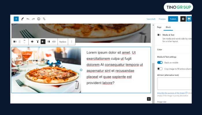 Hướng dẫn cách tạo landing page trên WordPress từ A-Z (dễ dàng và hiệu quả) 17 Tùy chỉnh landing page với Gutenberg Editor