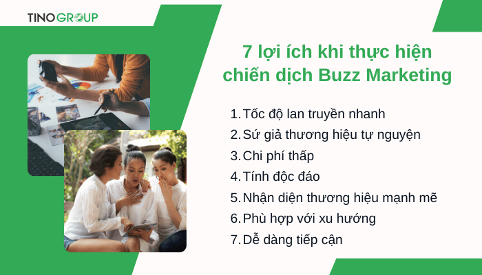 Buzz Marketing là gì? Chiến thuật 8 + 1 để tạo Buzz Marketing bùng nổ 3 cac-loi-ich-khi-thuc-hien-chien-dich-buzz-marketing
