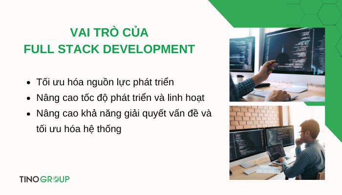 Full Stack là gì? Kỹ năng cần có để trở thành một Full Stack 2 vai-tro-cua-full-stack-development