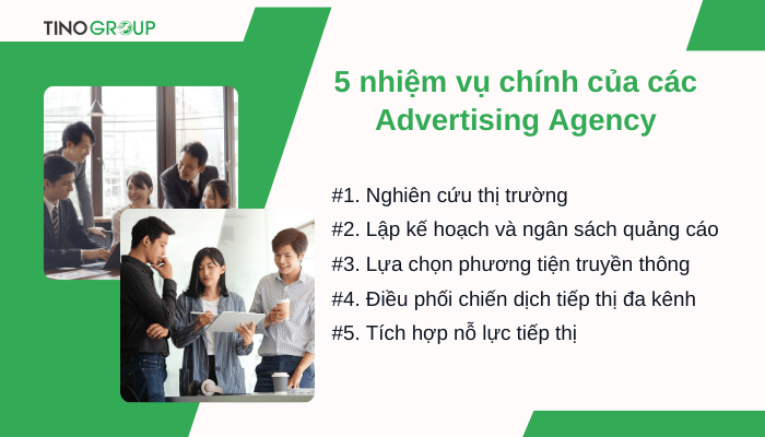 Advertising Agency là gì? Vai trò và nhiệm vụ của các Advertising Agency 3 cac-nhiem-vu-chinh-cua-cac-advertising-agency