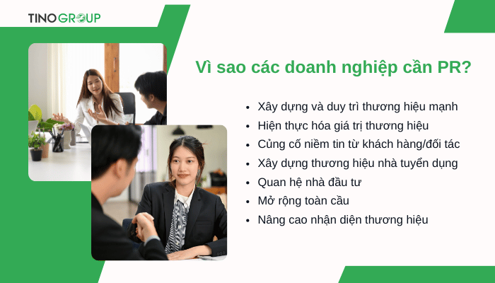 Ngành quan hệ công chúng là gì? 7 cách giúp trở thành chuyên gia PR 3 vi-sao-cac-doanh-nghiep-can-pr