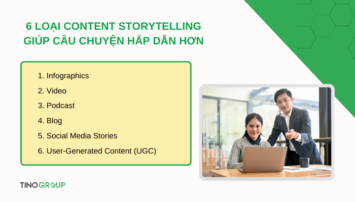 Content Storytelling là gì? 5 bước tạo Content Storytelling hấp dẫn 3 cac-loai-content-storytelling-hap-dan