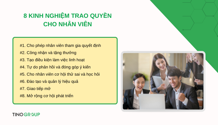 Xây dựng vững đội ngũ, đột phá hiệu suất với 8 kinh nghiệm trao quyền nhân viên 3 kinh-nghiem-trao-quyen-cho-nhan-vien
