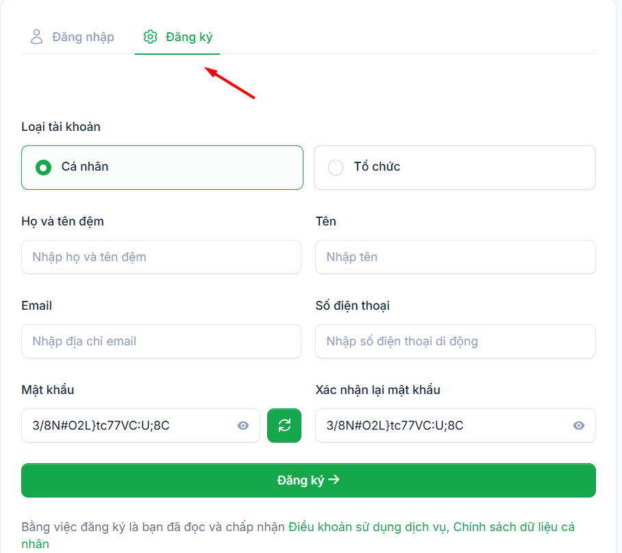 Hướng dẫn cách đăng ký dịch vụ hosting tại Tino nhanh chóng 6 Các bước đăng ký dịch vụ hosting tại Tino