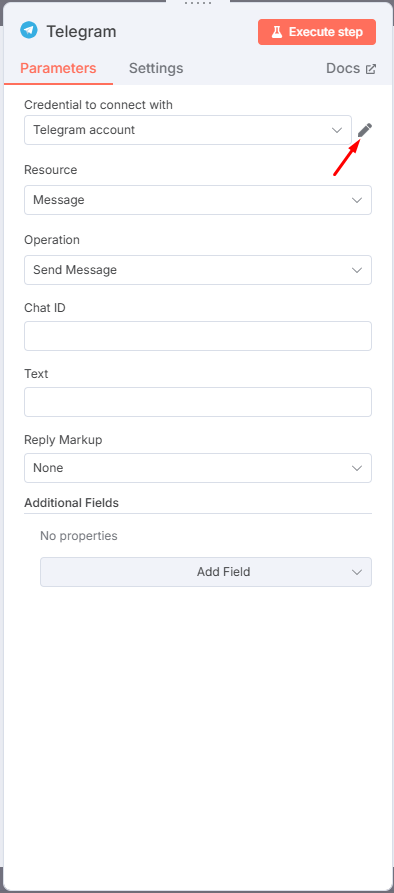 Hướng dẫn cách cài đặt proxy cf-worker-telegram để sử dụng Telegram Bot API trên n8n 10 Sử dụng Telegram Bot API