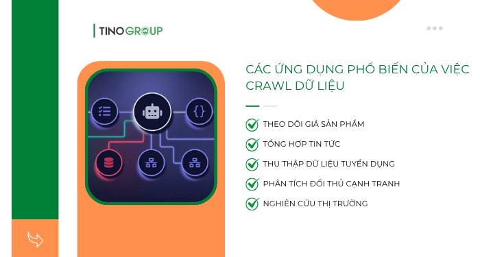 Hướng dẫn cách tạo workflow crawl dữ liệu website với n8n đơn giản 2 Các ứng dụng phổ biến của việc crawl dữ liệu