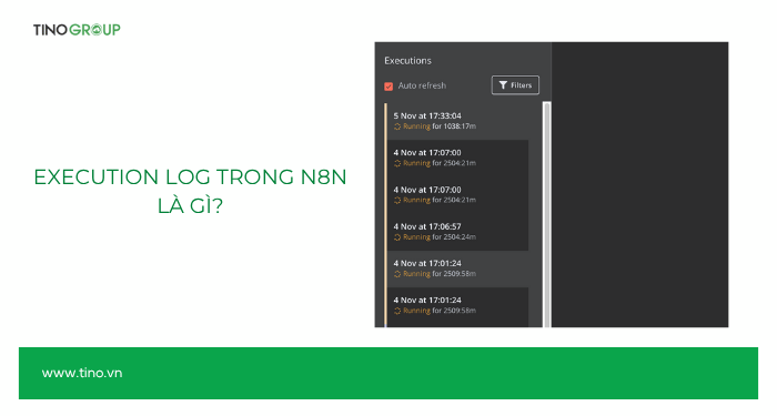 Execution Log trong n8n là gì?