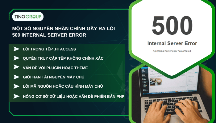 Hướng dẫn cách sửa lỗi 500 Internal Server Error trên website WordPress 2 Một số nguyên nhân chính gây ra lỗi 500 Internal Server Error