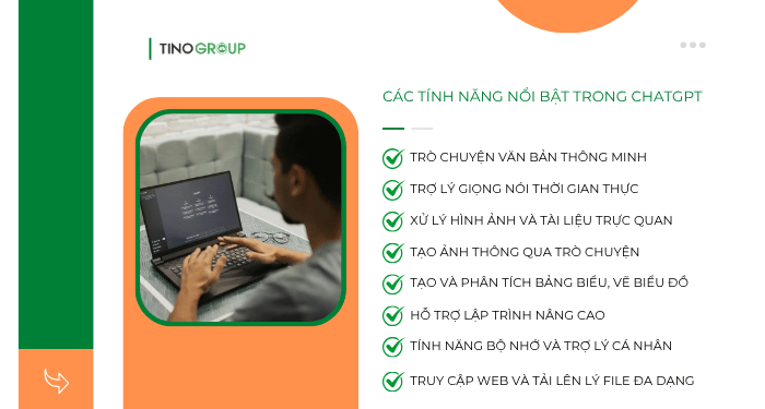 Các tính năng nổi bật trong ChatGPT