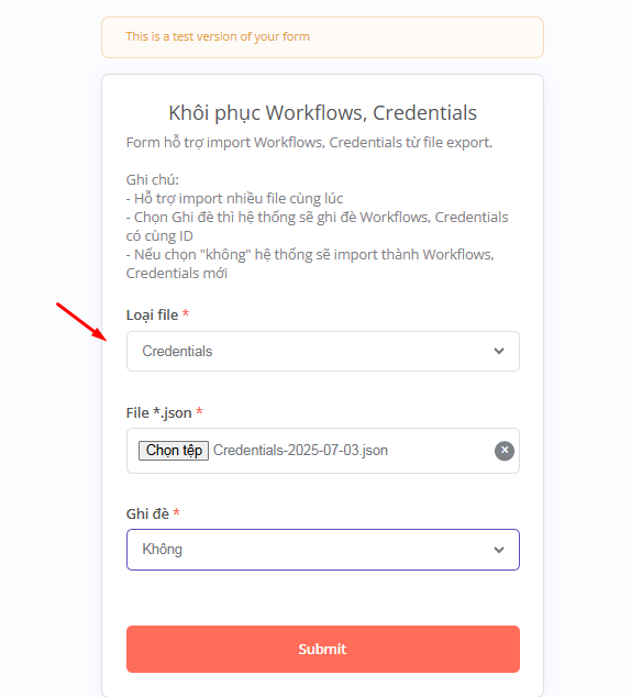 Hướng dẫn cách chuyển n8n sang VPS mới đầy đủ, không lỗi 10 Chạy workflow khôi phục Workflow và Credential trên VPS mới
