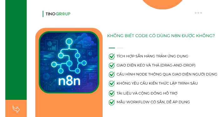 Không biết code có dùng n8n được không? Đánh giá chi tiết cho người không biết lập trình 2 Không biết code có dùng n8n được không?