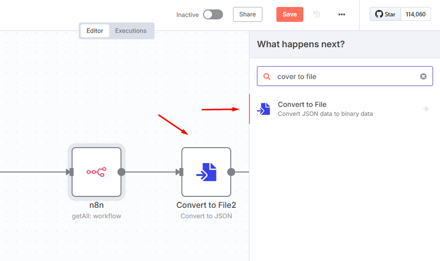 Chuyển đổi dữ liệu Workflow sang JSON