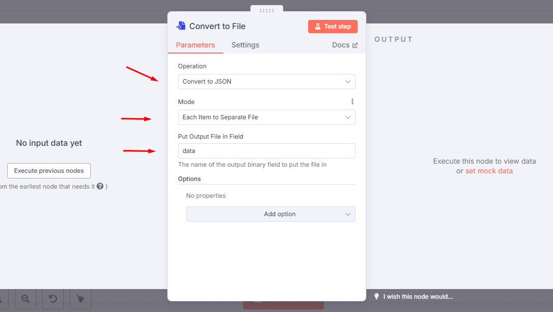 Chuyển đổi từng Workflow sang JSON