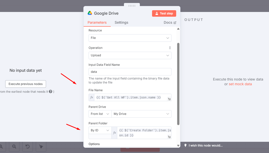 Tải các file sao lưu lên Google Drive