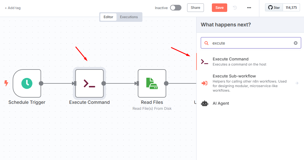 Xuất file credential với Execute Command