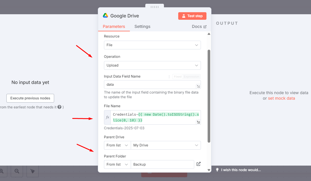 Tải file lên Google Drive