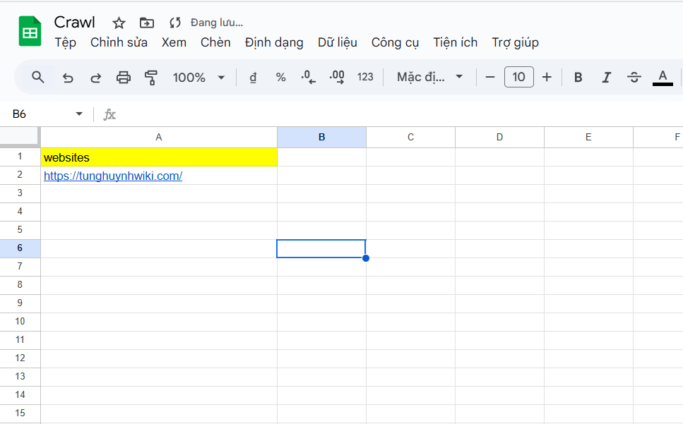 Hướng dẫn cách tạo workflow crawl dữ liệu website với n8n đơn giản 4 Thêm node Google Sheet