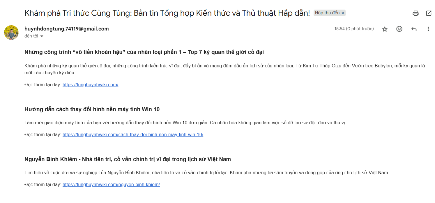 Hướng dẫn cách tạo workflow crawl dữ liệu website với n8n đơn giản 19 Kết quả