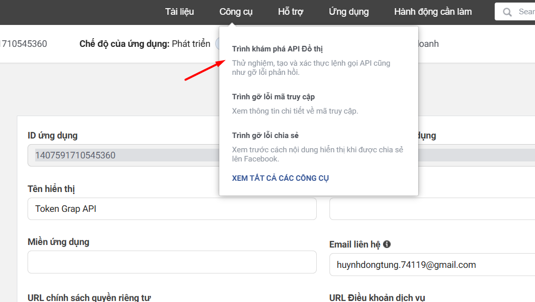 Hướng dẫn cách tạo Access Token Facebook Graph API để kết nối với n8n 25 Tạo User Token
