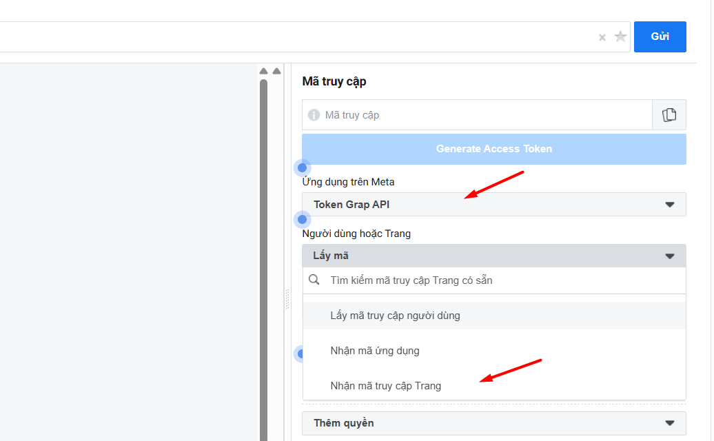 Hướng dẫn cách tạo Access Token Facebook Graph API để kết nối với n8n 26 Tạo User Token
