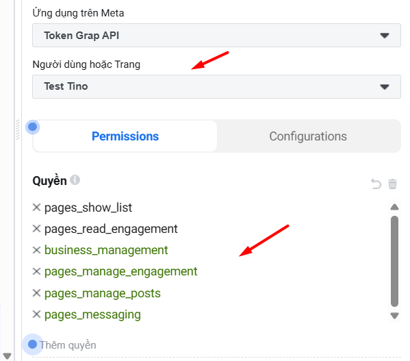 Hướng dẫn cách tạo Access Token Facebook Graph API để kết nối với n8n 29 Tạo User Token