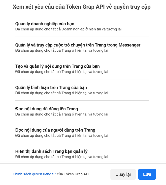 Hướng dẫn cách tạo Access Token Facebook Graph API để kết nối với n8n 31 Tạo User Token
