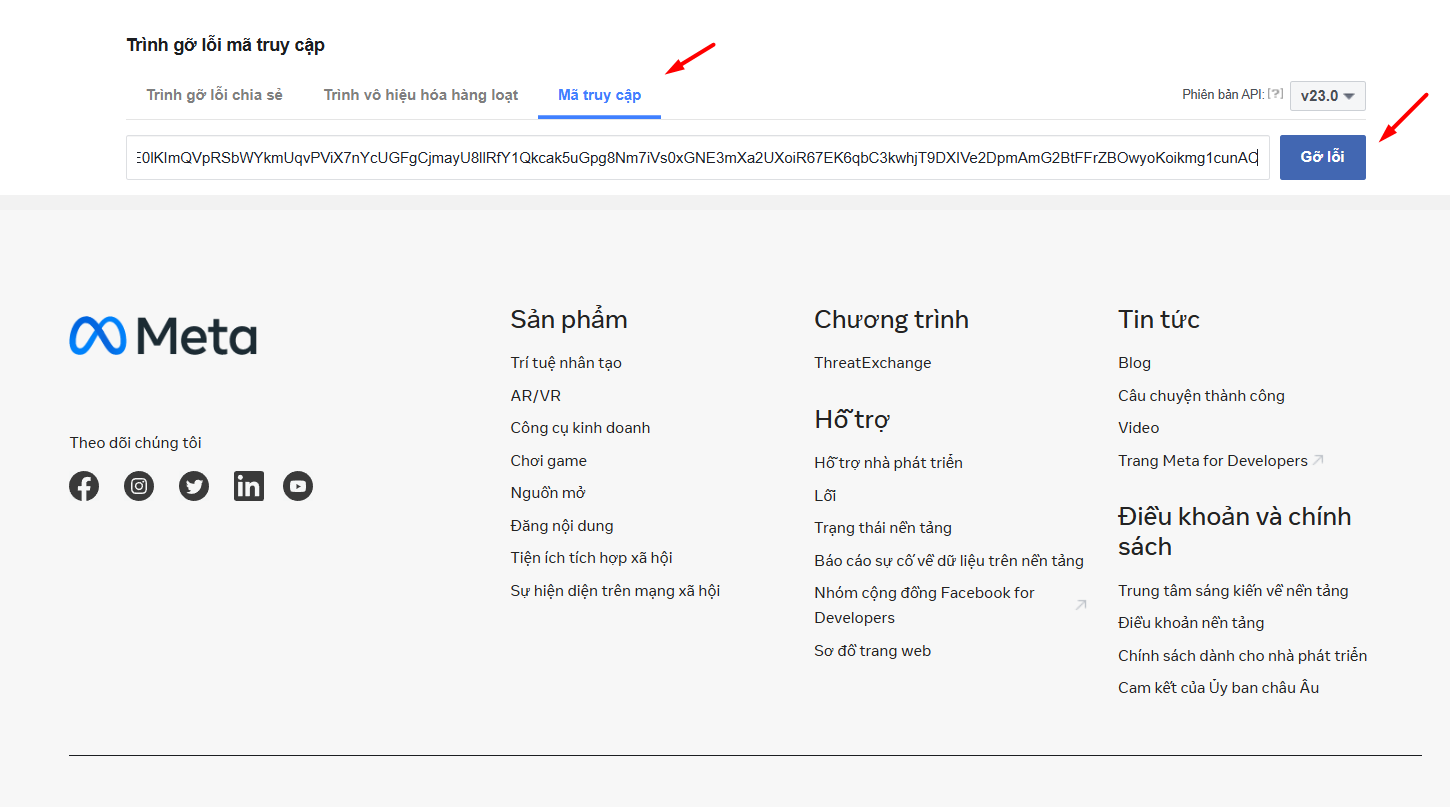 Hướng dẫn cách tạo Access Token Facebook Graph API để kết nối với n8n 34 Chuyển đổi thành User Token dài hạn và lấy Page Token