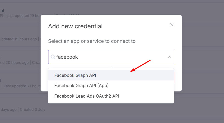 Hướng dẫn cách tạo Access Token Facebook Graph API để kết nối với n8n 41 Kết nối n8n với Facebook Graph API