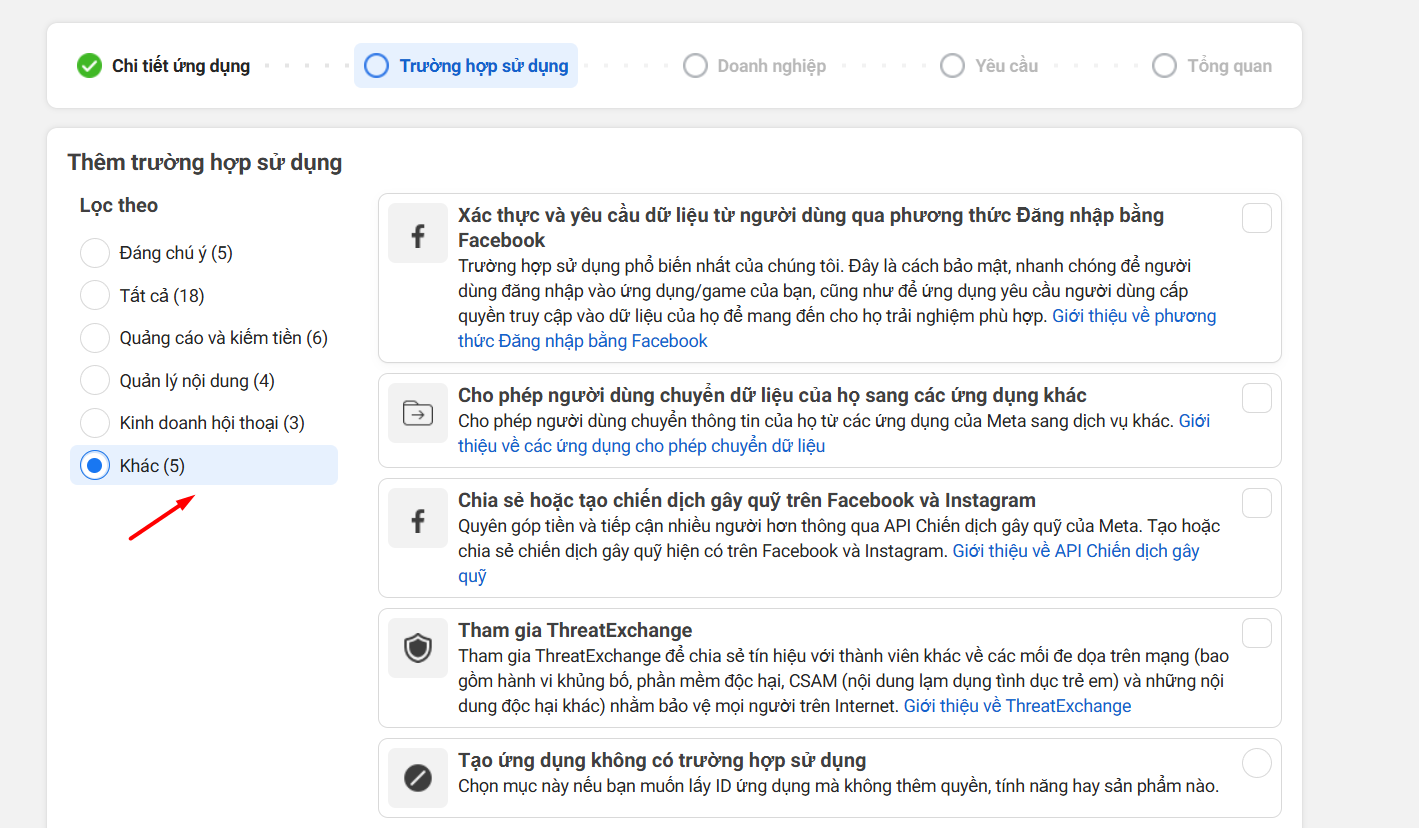 Hướng dẫn cách tạo Access Token Facebook Graph API để kết nối với n8n 6 Tạo ứng dụng Facebook mới