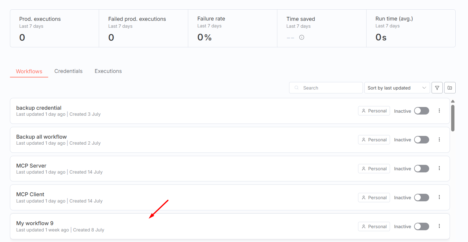 Cách đổi tên workflow