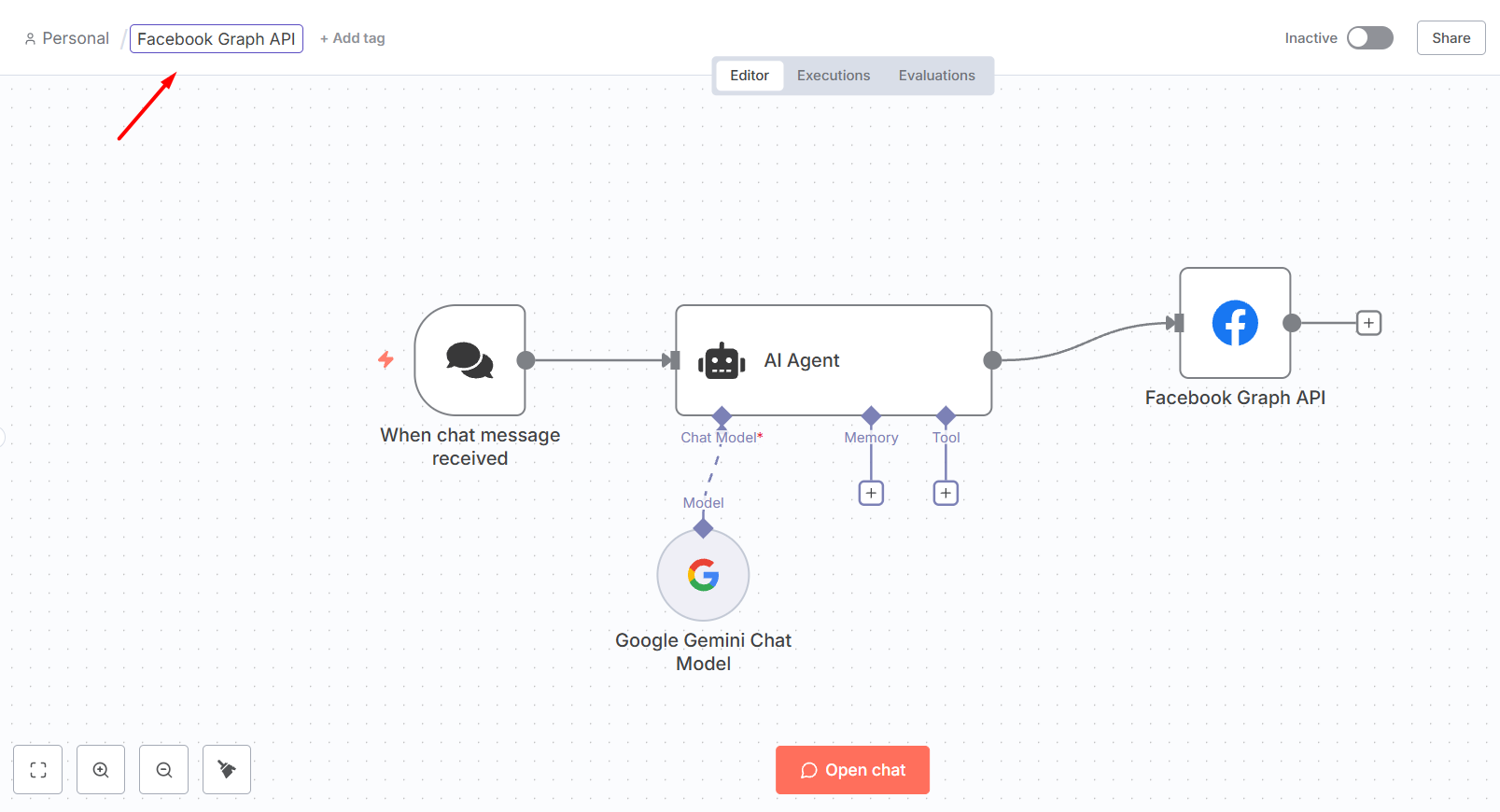 Cách đổi tên workflow