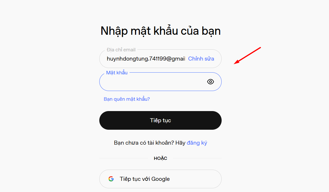 Đăng ký tài khoản ChatGPT