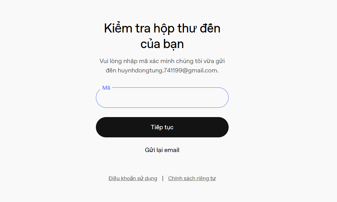 Đăng ký tài khoản ChatGPT