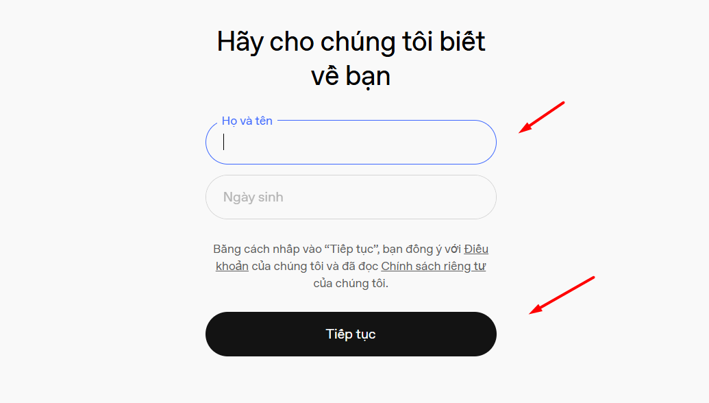 Đăng ký tài khoản ChatGPT