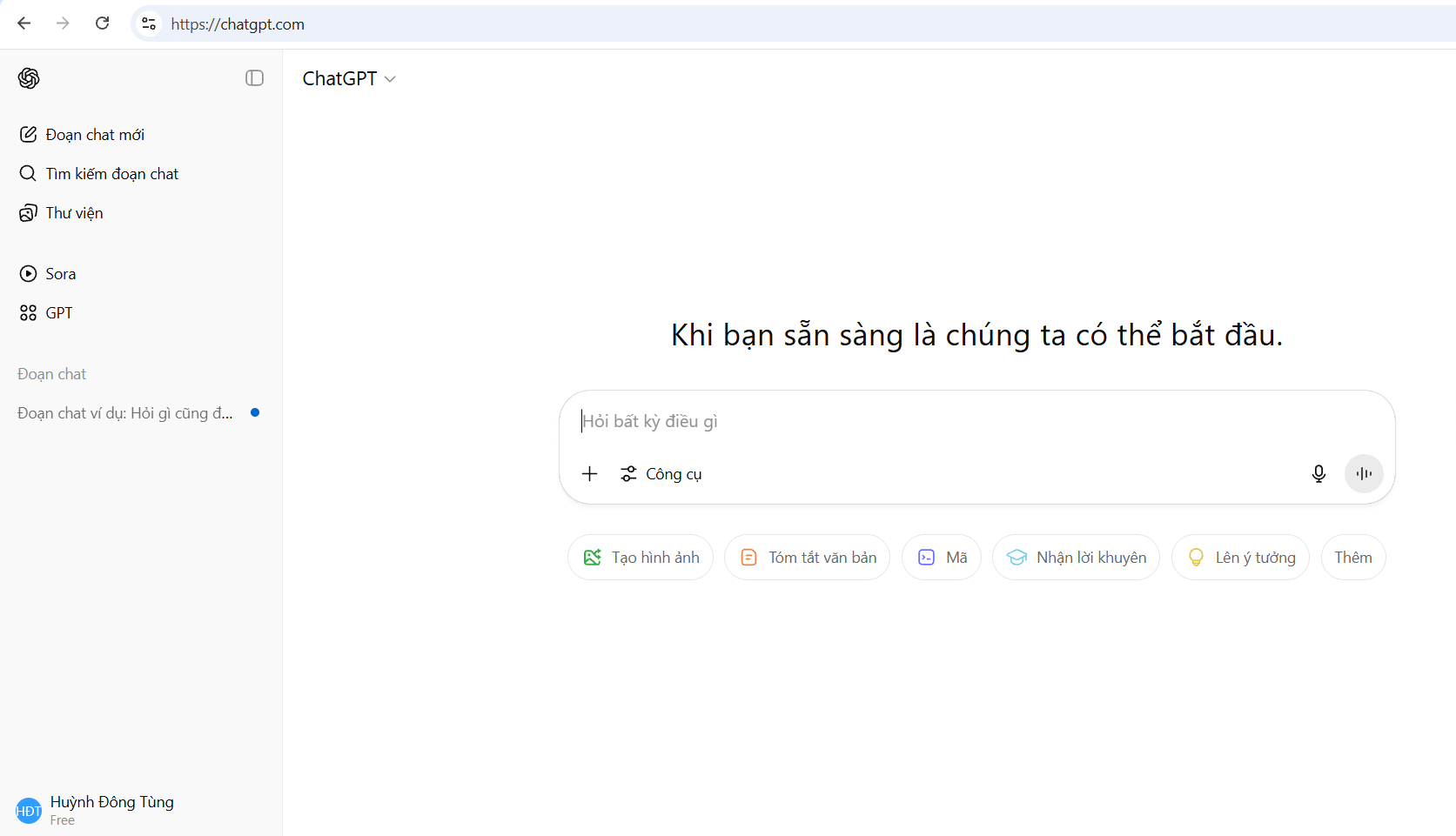 Đăng ký tài khoản ChatGPT