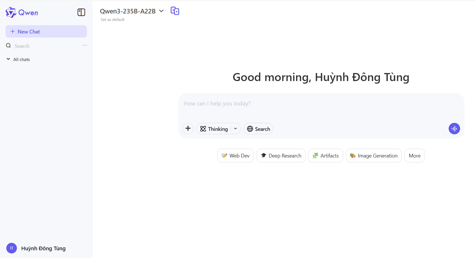 Thanh điều hướng bên trái