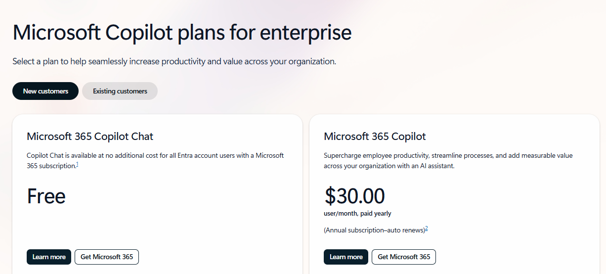 Microsoft 365 Copilot (dành cho doanh nghiệp)